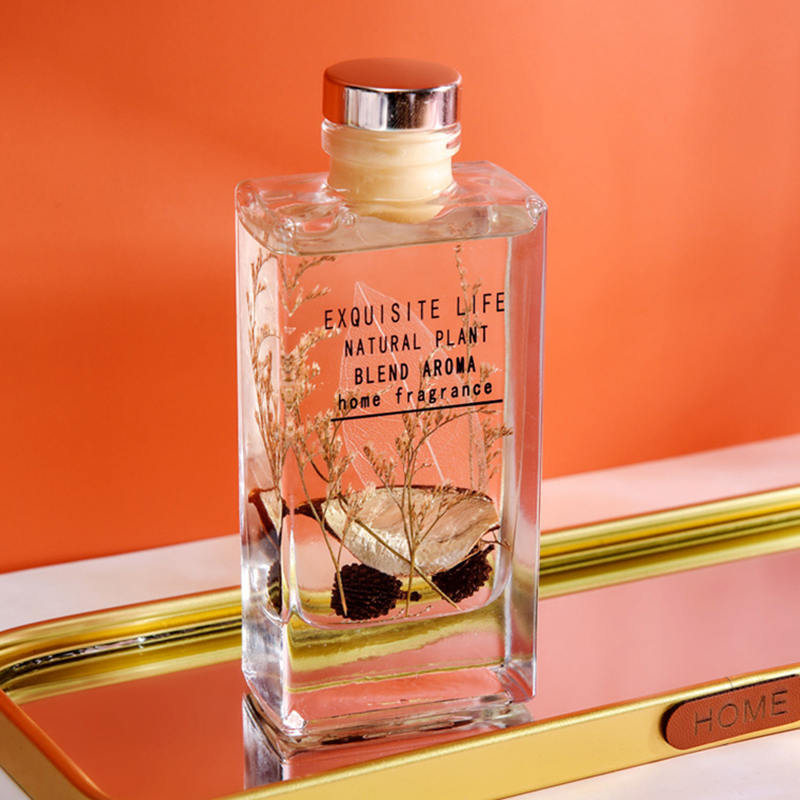 ফায়ার অ্যারোমাথেরাপি রিড ডিফিউজার ছাড়া শুকনো ফুলের প্রসাধন