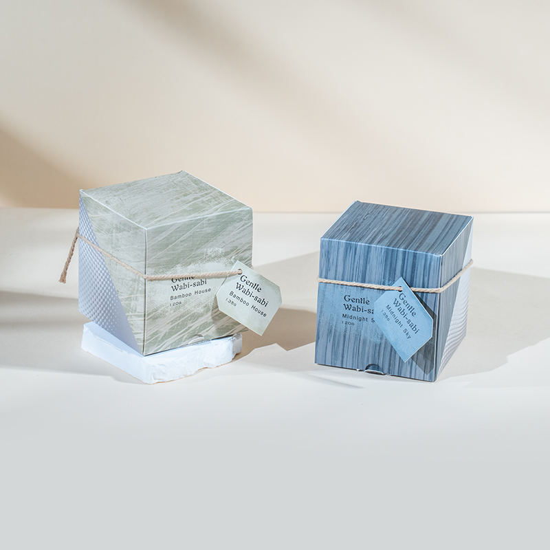 বৃত্তাকার কাচের মোমবাতির কাপ উল্লম্ব স্ট্রাইপ সুগন্ধযুক্ত মোমবাতি-ইকো সয়া মোম মোমবাতি বিক্রেতা