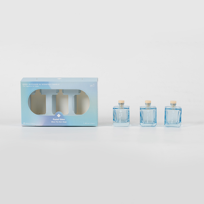 3PCS বর্গাকার বোতল রিড ডিফিউজার সেট-3PCS সুবাস সেট