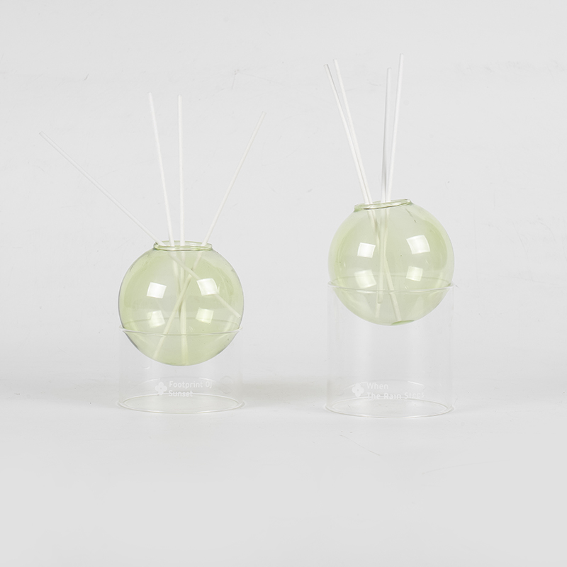 ক্লিয়ার গ্লাস বেস, গ্লাস বল টাইপ রিড ডিফিউজার-স্টাইলিং অ্যারোমাথেরাপি