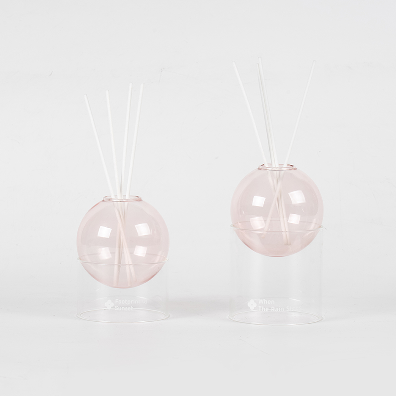 ক্লিয়ার গ্লাস বেস, গ্লাস বল টাইপ রিড ডিফিউজার-স্টাইলিং অ্যারোমাথেরাপি