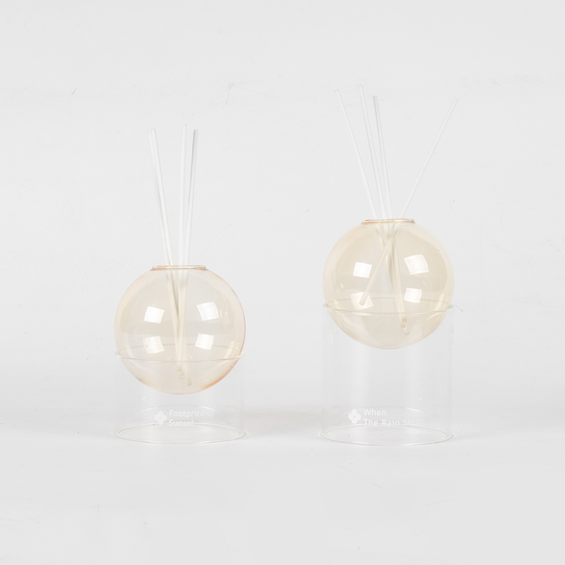 ক্লিয়ার গ্লাস বেস, গ্লাস বল টাইপ রিড ডিফিউজার-স্টাইলিং অ্যারোমাথেরাপি